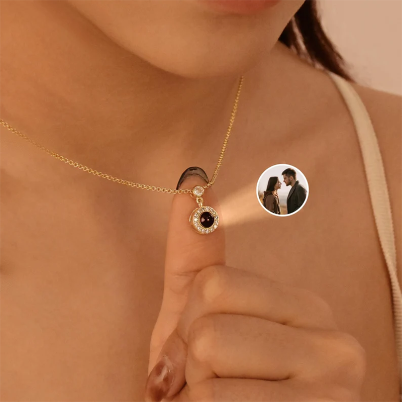 DHQH 개인화 된 사진 생일 돌 사진 프로젝션 목걸이 - Birth Flower Necklace 리뷰 및 가격