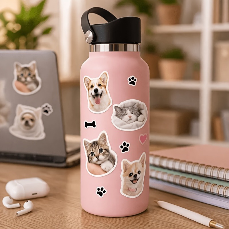 맞춤형 스티커, 사진 맞춤형 스티커, 반려동물 스티커  - Pet Portrait Custom 리뷰 및 가격